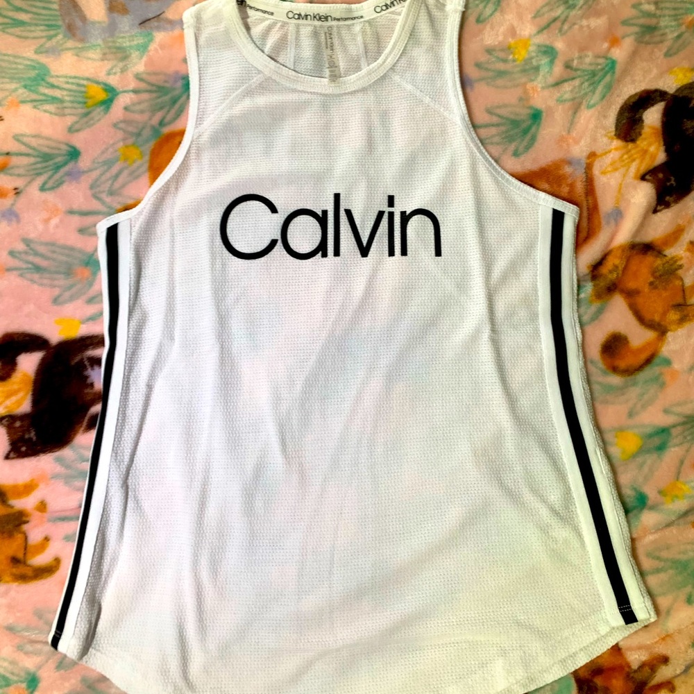 Calvin Klein Tank Top NWOT Medium Athletic Lightweight